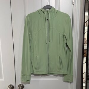 Lululemon Light Green Hooded Zip Jacket - Women's Activewear